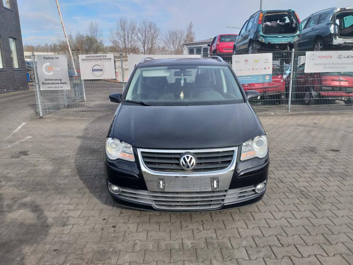 VW Touran 1T original T&uuml;r hinten rechts LC9X Deepblack Rohbau Bj.2008